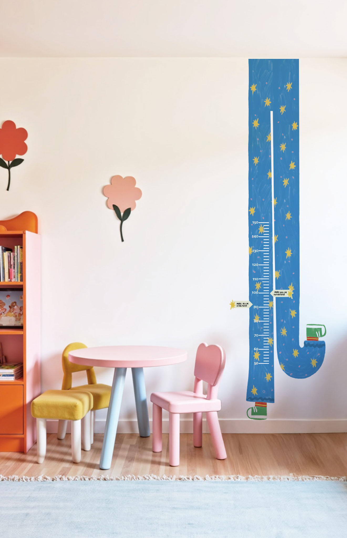 stickers toise géant étoile