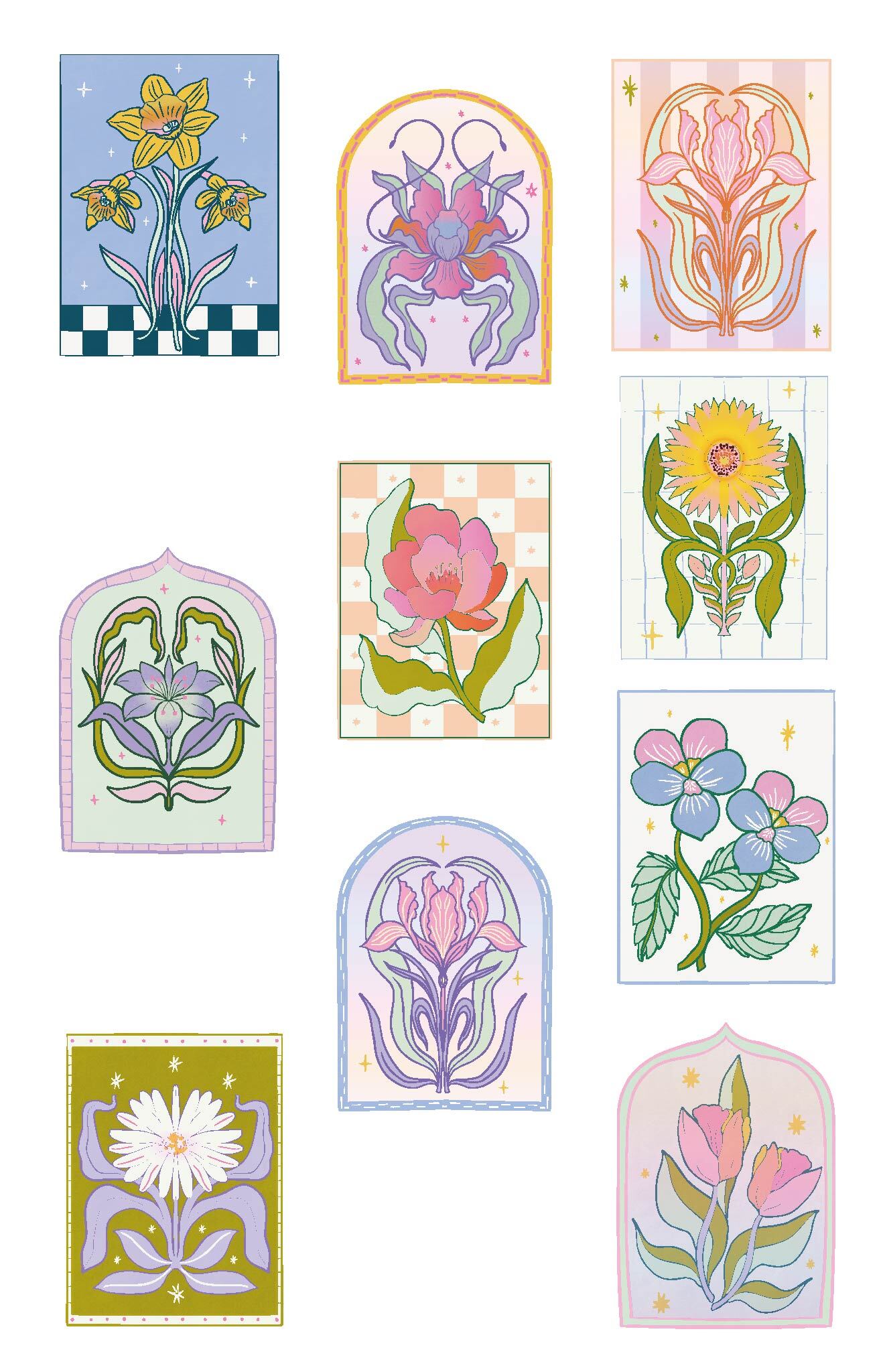 sticker bundle fleur-02