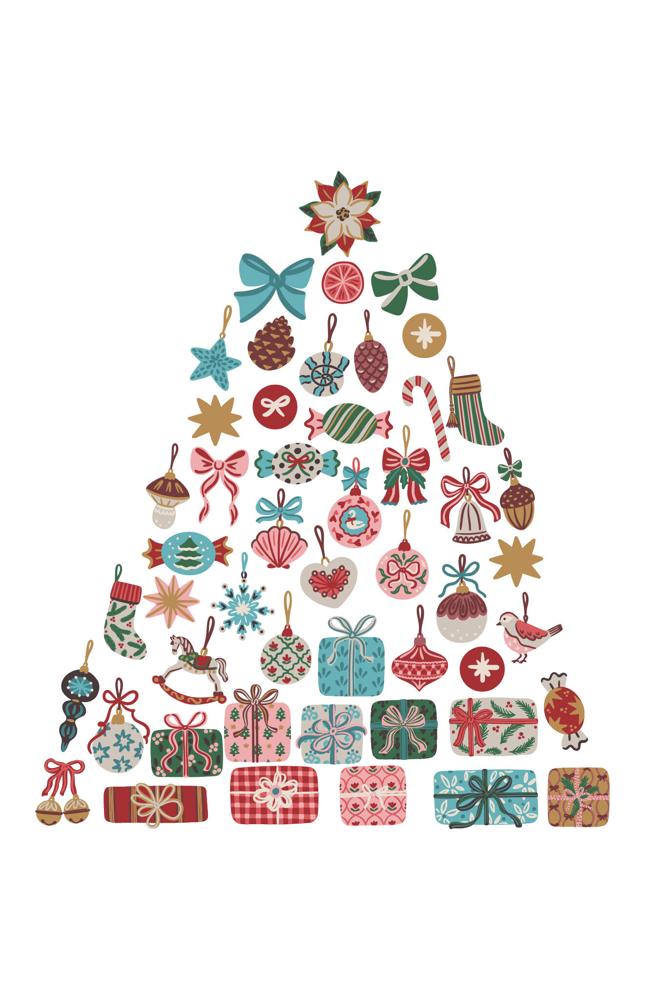 Christmas Tree Decal 3 Pattern (1)