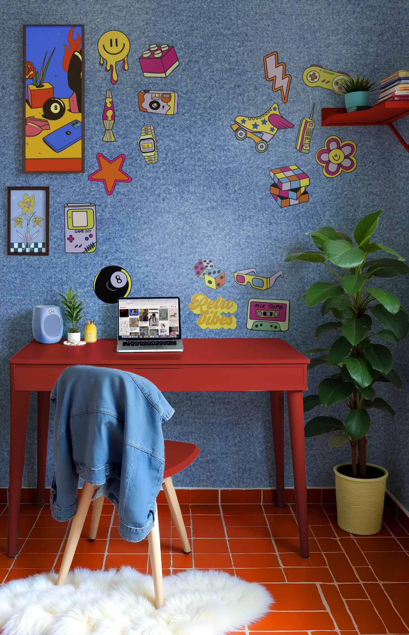 90s parches bureau stickers 90s