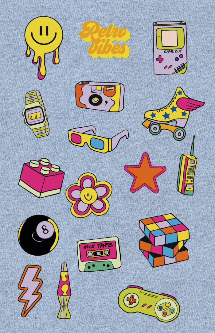 Sticker-motif-jeans