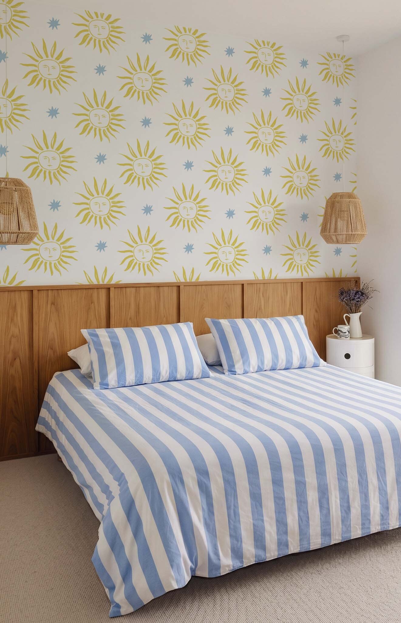 N836 chambre multicolore