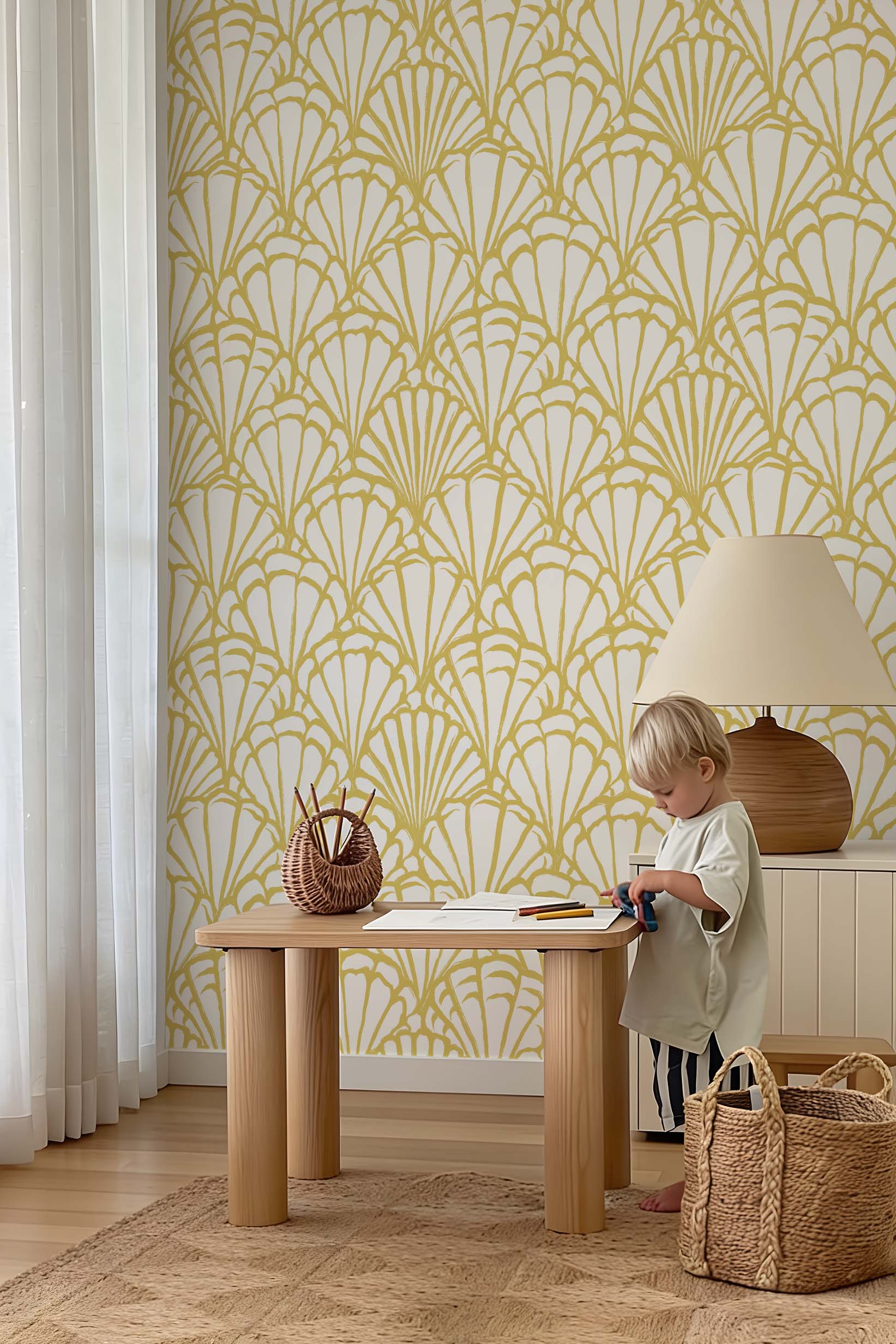 n838 jaune chambre enfant