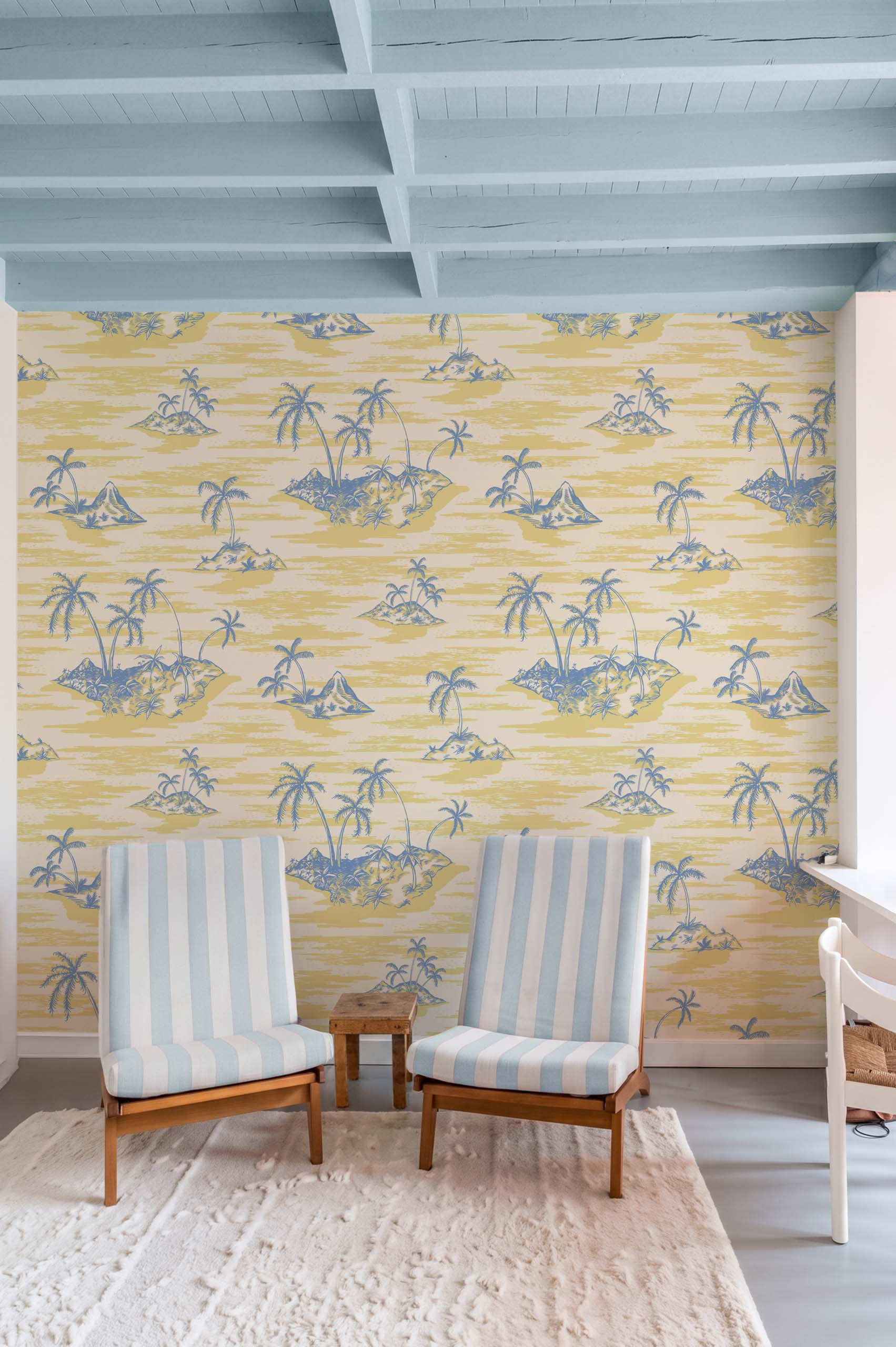nº847 bleu jaune salon