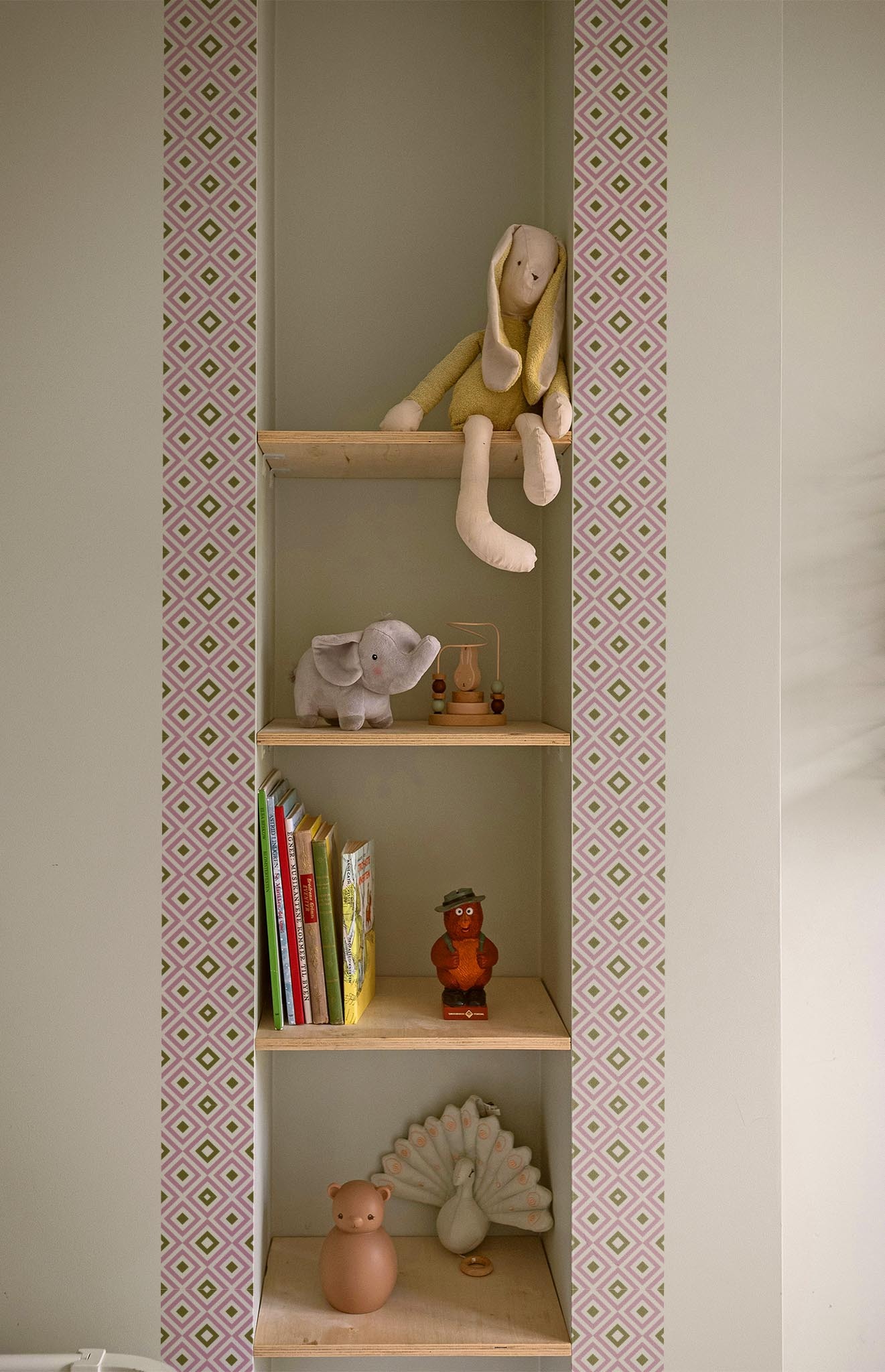 rombo chambre rose