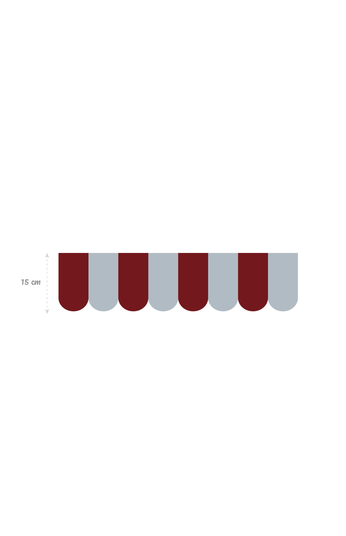cortine burgundy bleu motif